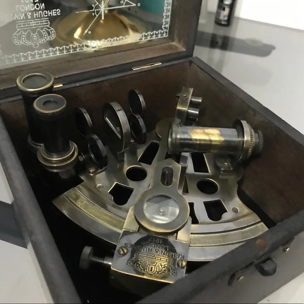 Sextant, it’s antique item, old look - Picture 6 of 9